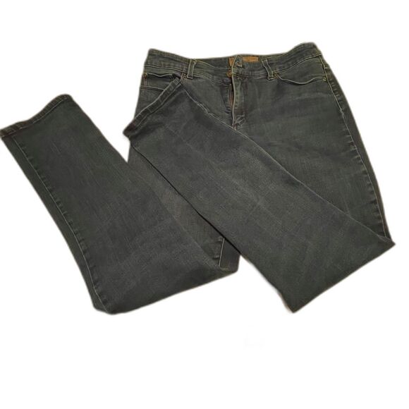 Chico's So Slimming Denim Jeans Women's Stretch Size 6 Boot Cut Dark Wash Blue - Picture 1 of 10